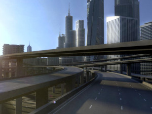 freeway04 city 3D मॉडल