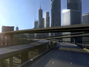 freeway04 city 3D Model