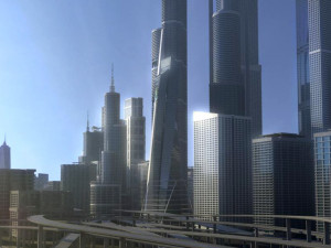 freeway04 city 3D मॉडल