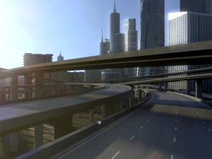 freeway04 city 3D Model