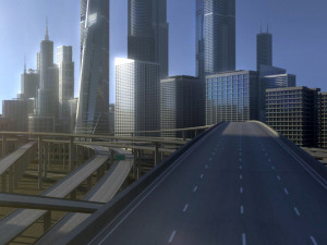 freeway04 city 3D मॉडल