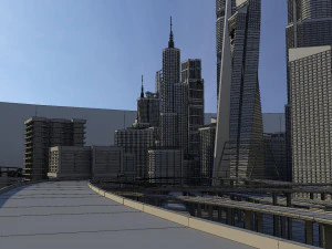 freeway04 city 3D Model
