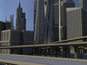 freeway04 city 3D Model