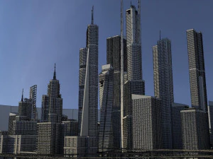 freeway04 city 3D Model