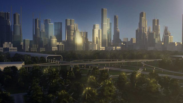 freeway05 city 3D Model .c4d .max .obj .3ds .fbx .stl .blend 
