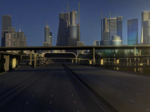 freeway05 city 3D Model