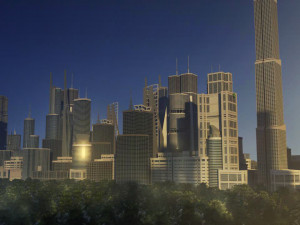 freeway05 city 3D Model