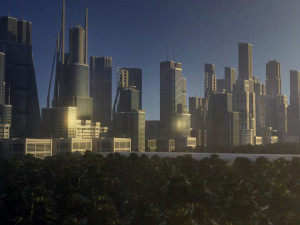 freeway05 city 3D Model