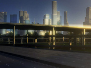 freeway05 city 3D Model