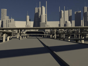 freeway05 city 3D Model
