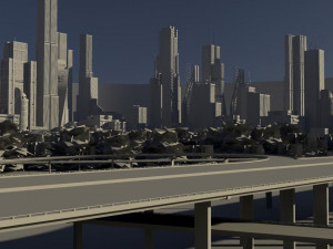 freeway05 city 3D Model