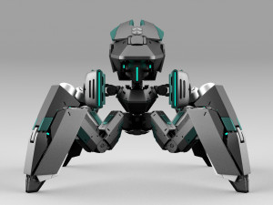 Quadbot 201f Modelo 3D