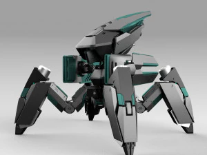 Quadbot 201f 3D Model
