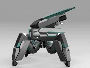 Quadbot 201f 3D Model