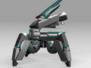 Quadbot 201f 3D Model