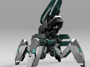 Quadbot 201f 3D Model