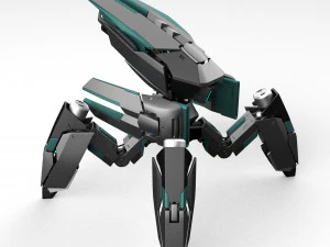 Quadbot 201f 3D Model