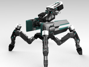 Quadbot 201f Modello 3D