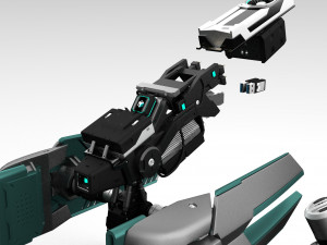 Quadbot 201f Modello 3D