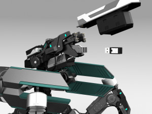 Quadbot 201f Modello 3D