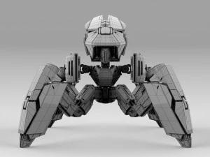 Quadbot 201f 3D Model
