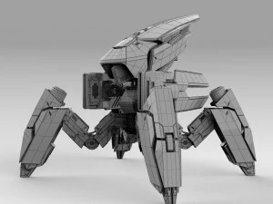 Quadbot 201f 3D Model