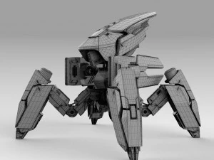 Quadbot 201f 3D Model