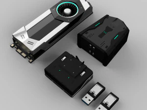 Quadbot 201f 3D Model
