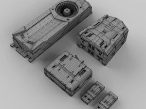 Quadbot 201f 3D Model