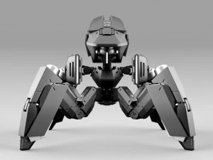 Quadbot 202f Model 3D