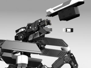Quadbot 202f Modèle 3D