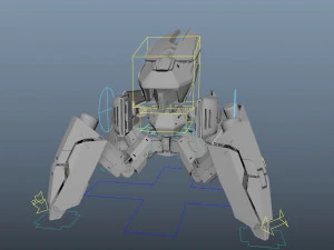 Quadbot 202f 3D Model