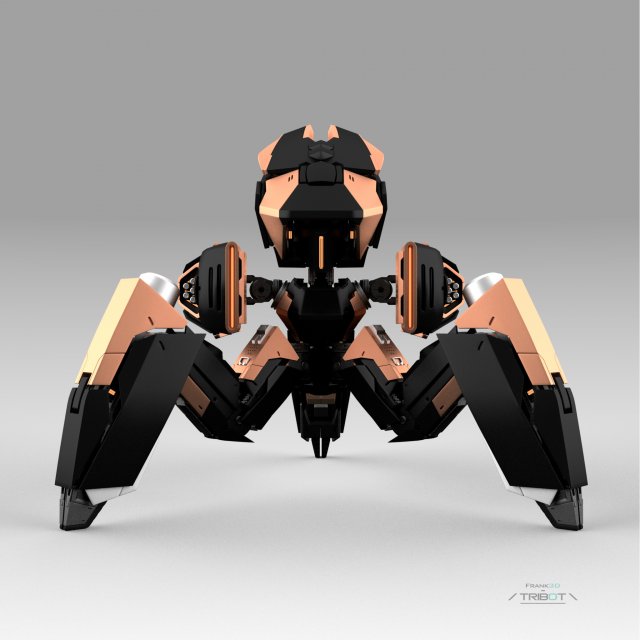 Tribot 211f 3D-Modell .c4d .max .obj .3ds .fbx .stl .blend 