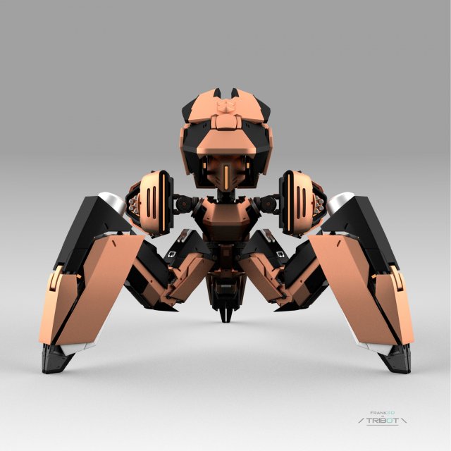 Tribot 212f 3D-Modell .c4d .max .obj .3ds .fbx .stl .blend 