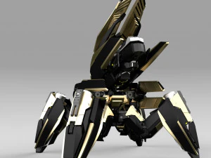 Quadbot 211f 3D Model