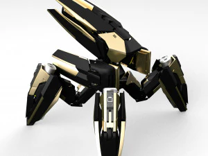 Quadbot 211f 3D Model