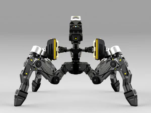 Quadbot 211f 3D Model