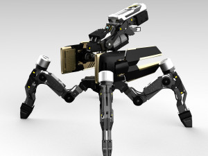 Quadbot 211f Modello 3D