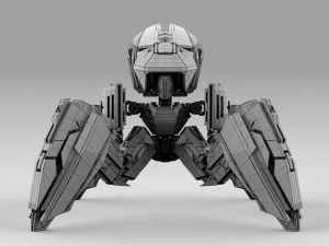 Quadbot 211f 3D Model
