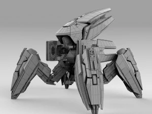 Quadbot 211f 3D Model