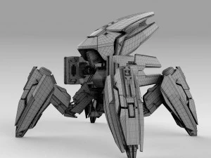 Quadbot 211f 3D Model