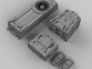 Quadbot 211f 3D Model