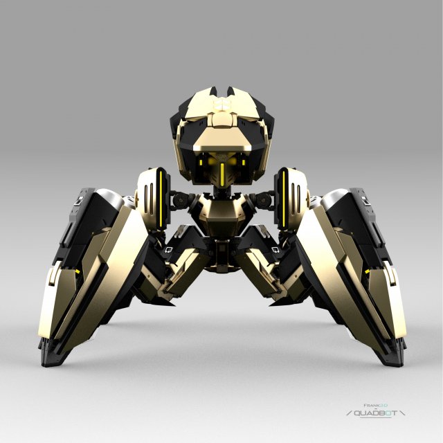 Quadbot 212f Modelo 3D .c4d .max .obj .3ds .fbx .stl .blend 