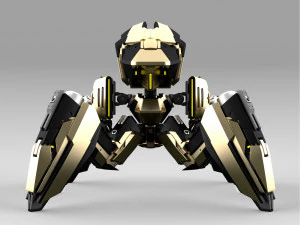 Quadbot 212f 3D Model