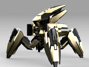 Quadbot 212f 3D Model