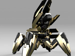 Quadbot 212f 3D Model