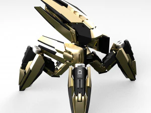 Quadbot 212f 3D Model