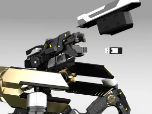 Quadbot 212f 3D Model