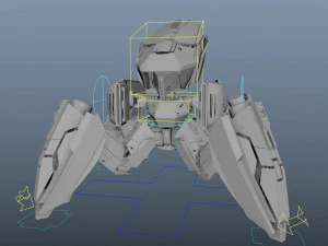 Quadbot 212f 3D Model