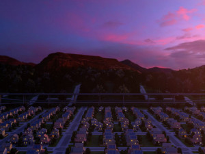 Freeway01 Suburbs Model 3D